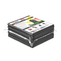 Мешки для мусора 160 л, серые, в пачке 10 шт., ПВД, 40 мкм, 900х1100 мм, i-Bag в Буденновске