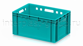 Ящик для мяса и колбасных изделий Е-3 бирюзовый в Буденновске