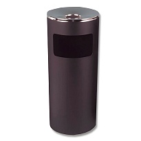 Урна металлическая с пепельницей, Титан, 29 л, черная, оцинкованная сталь в Буденновске Урна металлическая с пепельницей, Титан, 29 л, черная, оцинкованная сталь в Буденновске