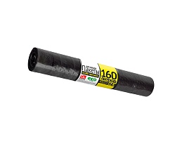 Мешки для мусора 160 л, черные, в рулоне 25 шт., ПВД, 40 мкм, 1100х800 мм, GRIFON, 101-030 в Буденновске