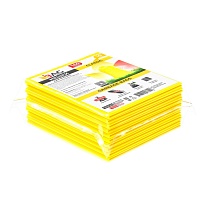 Мешки для мусора 160 л, желтые, в пачке 10 шт., ПВД, 40 мкм, 900х1100 мм, i-Bag в Буденновске