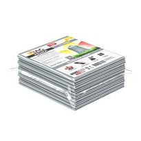Мешки для мусора 160 л, светло-серые, в пачке 10 шт., ПВД, 40 мкм, 900х1100 мм, i-Bag в Буденновске